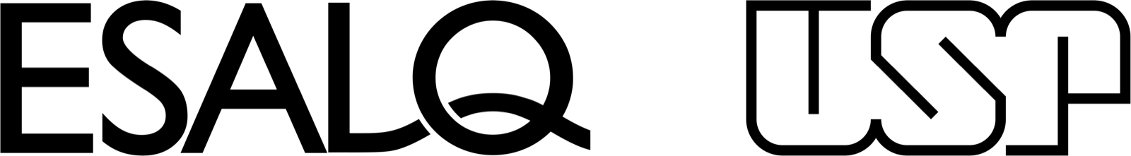 Logotipos da ESALQ e da USP
